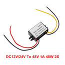 Waterproof DC 12V to 48V 1-6A Step-Up Power Supply Converter Regulator