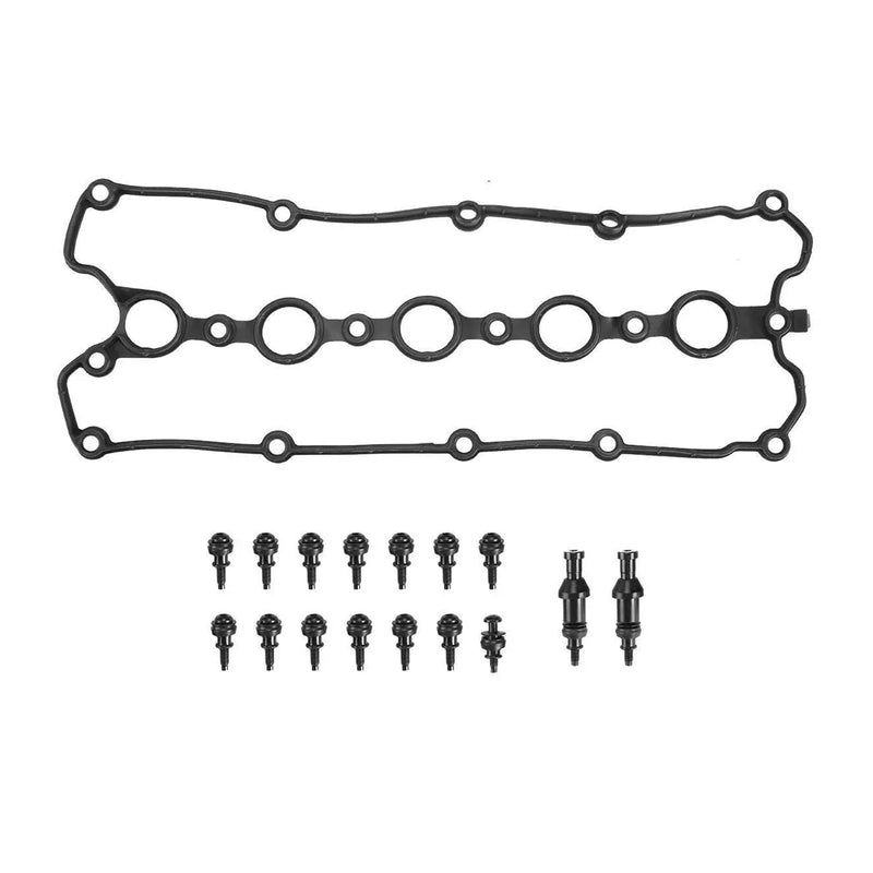 Engine Valve Cover w/Gasket Bolts Cap For VW Beetle Golf Jetta Passat 2.5L