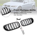 2009-2011 Fit BMW 3 Series E90/E91 LCI Double Rib Front Kidney Grill Grille