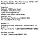 Reversing Camera Rear View Camera 99240-S1001 For Hyundai Santa Fe 2018-2020