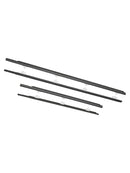 4PCS Window Sweep Weatherstrips For Nissan Sunny B13 1991-1994