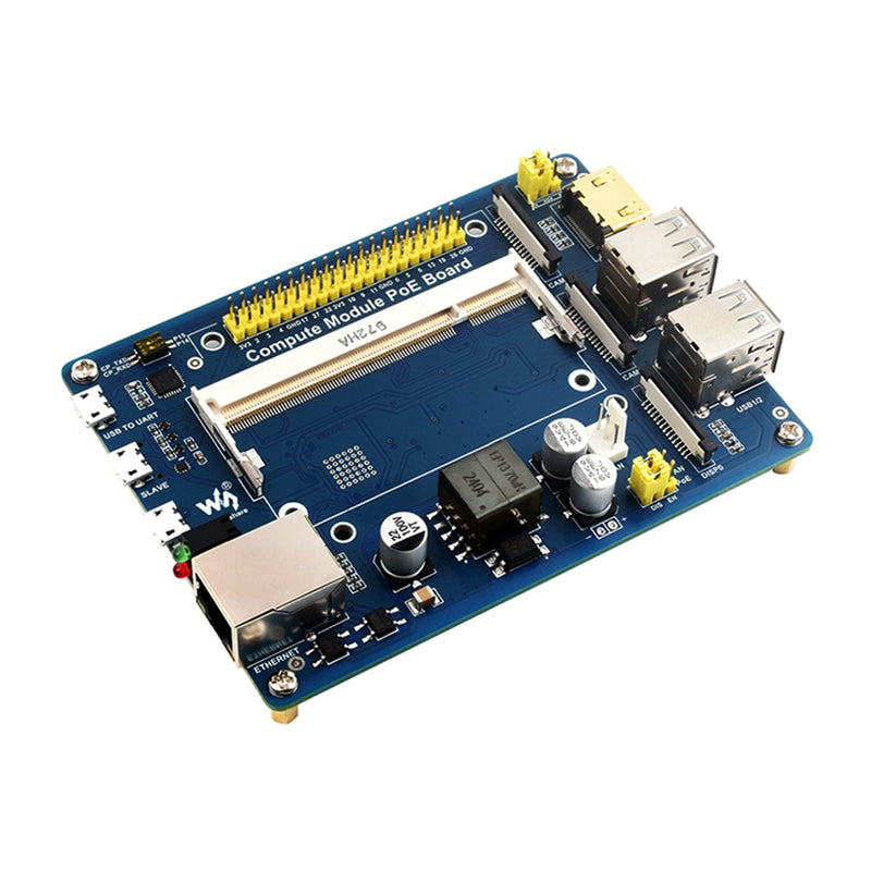 Raspberry Pi Compute Module Expansion Board CM4S/CM3/3+/3+Lite POE Power Supply