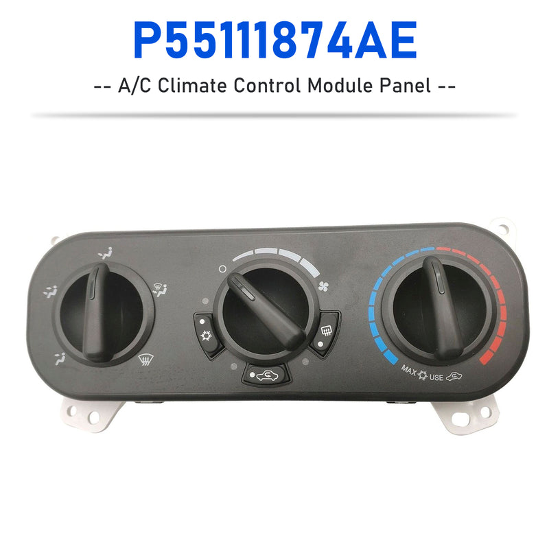 A/C Climate Control Module Panel for Compass Patriot 07-09 P55111874AE