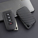 Leather Silicone Car Key Case Cover With Buckle For Lexus