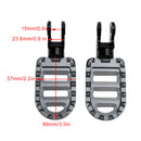 Front Footrests Foot Pegs fit for HONDA CL250 CL300 CL500 Trail 125 2023-2024