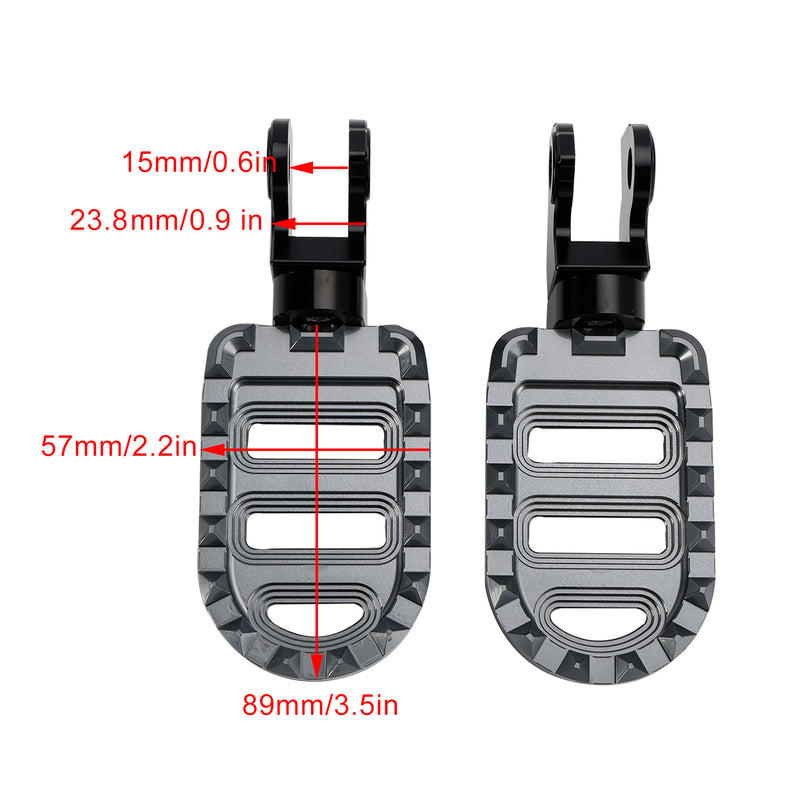 Front Footrests Foot Pegs fit for HONDA CL250 CL300 CL500 Trail 125 2023-2024