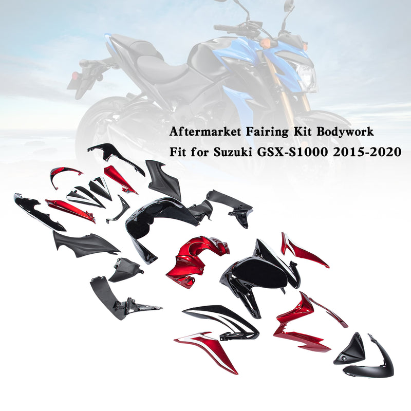 Amotopart Suzuki GSX-S 1000 2015-2020 Plastic Bodywork Fairing Kit