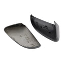 Side Mirror Covers Rearview Housing Black for VW Polo MK5 2009-2017
