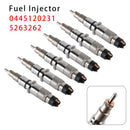 6Pcs Fuel Injector For Komatsu PC200-8 Cummins Engine QSB6.7 0445120231 5263262