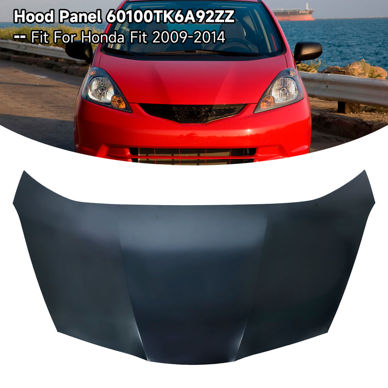 Primed Steel Hood Front Panel 60100TK6A92ZZ For Honda Fit Hatchback 2009-2014