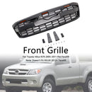 GR Style Front Bumper Grill Grille Fit Toyota Hilux N70 2005-2011 with LED