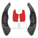 Steering Wheel Paddle Shifter Extension For Acura MDX RDX TLX Aluminium Black