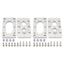 2Pack Aluminum Fire Wall Pass Through Raw Bracket For Holley Terminator x Max