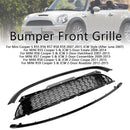 3PCS Gloss Black Front Grill Grille Fit Mini R55 R56 R57 R58 R59 Cooper S & JCW