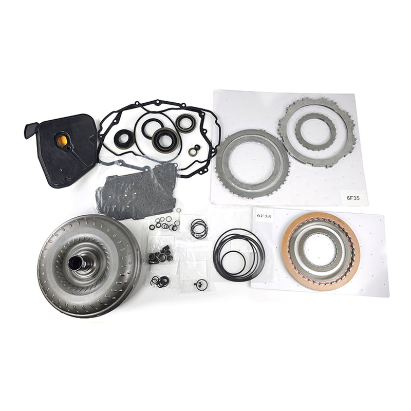 6F35 Transmission Rebuild Kit With Torque Converter For Ford 2013-on 1.6L