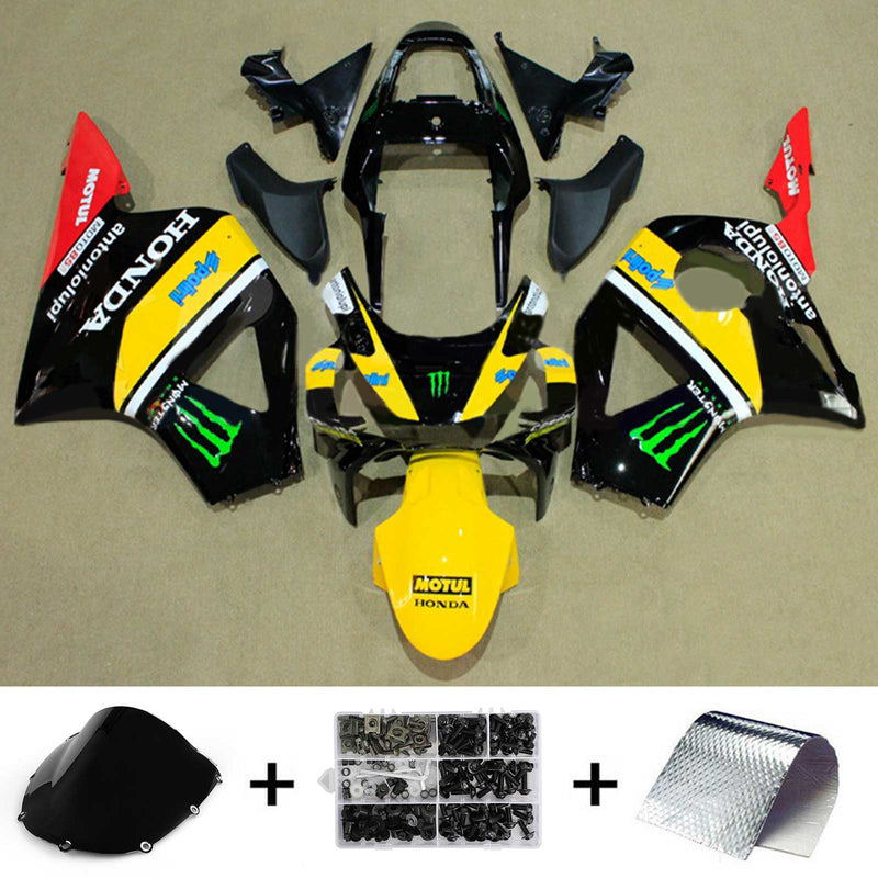 Amotopart Honda CBR954 2002-2003 Fairing Kit Bodywork Plastic ABS