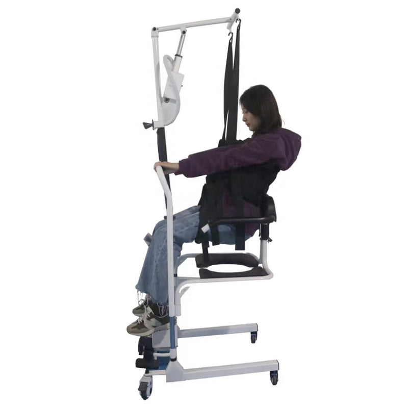 Electric Transfer Chair Patient Lift (4 in 1) for Home  180° Split Seat 330 lbs Load-Bearing for Elderly Disabled Handicapped  Full Body Sling Portable