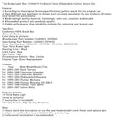 3rd Brake Light Rear 15264475 For Buick Chevy Oldsmobile Pontiac Saturn Van