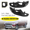 Left + Right Fog Lamp Light Bezel 68318117AB For RAM 1500 2019-2024