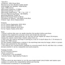 4X TPMS Tire Pressure Sensor For Toyota RAV4 Highlander Tundra 426070C091