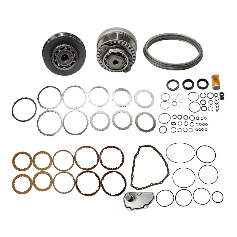 Transmission Master Rebuild Kit & Pulley Set W/ Belt JF015E RE0F11A For Nissan