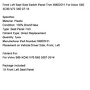 Front Left Seat Side Switch Panel Trim 39802011 For Volvo S80 XC90 V70 S60 07-14