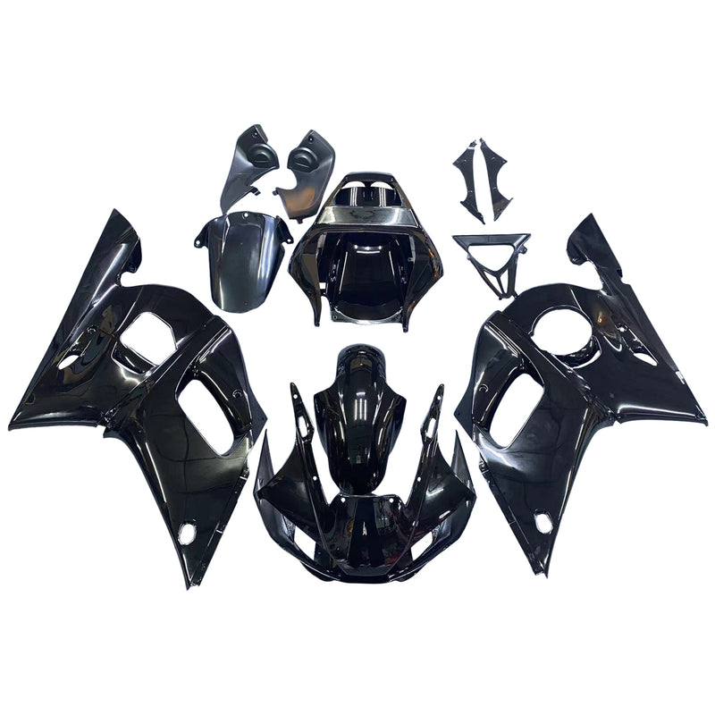 Fairings 1998-2002 Yamaha YZF-R6 Black R6  Generic