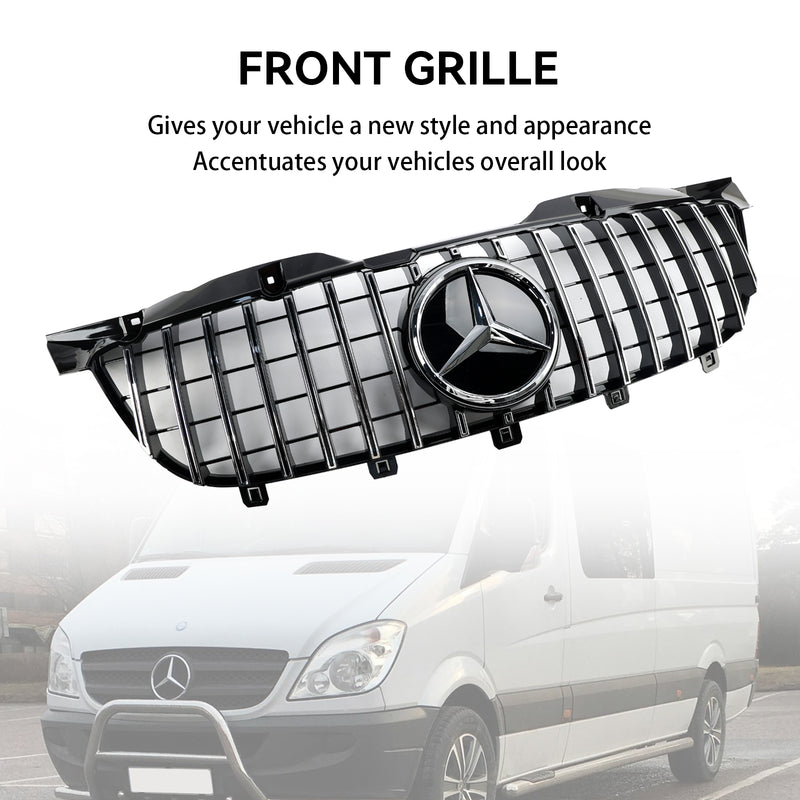 Mercedes Benz Sprinter W906 2006-2013 Chrome Front Bumper Grill Grille