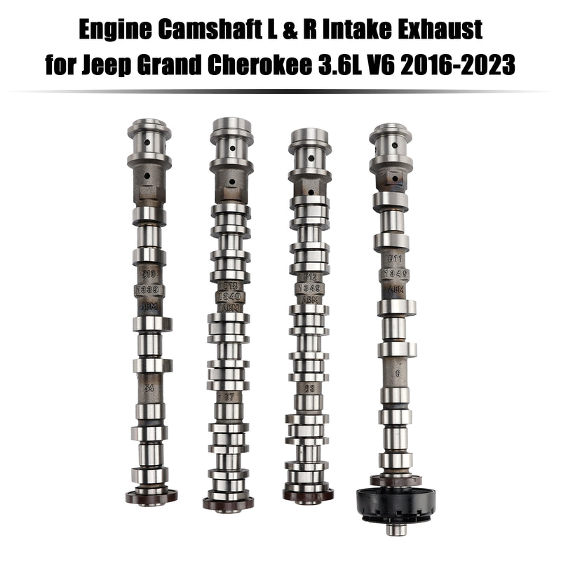 Engine Camshaft L & R Intake Exhaust for Jeep Grand Cherokee 3.6L V6 2016-2023