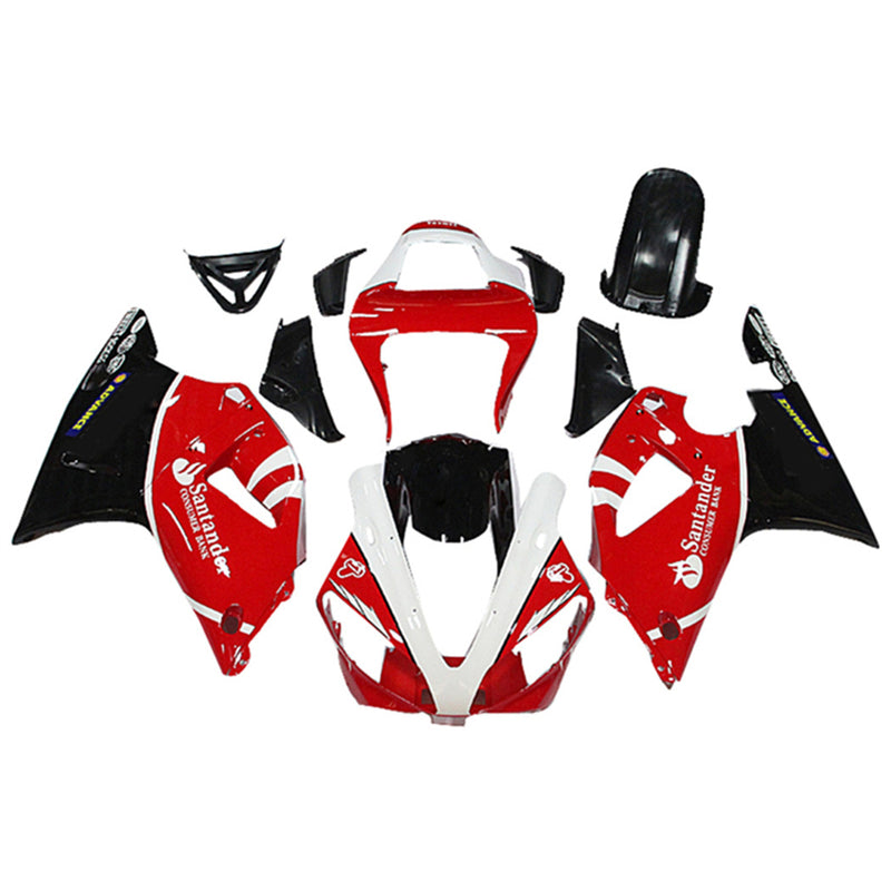 Amotopart Yamaha YZF 1000 R1 1998-1999 Fairing Kit Bodywork Plastic ABS