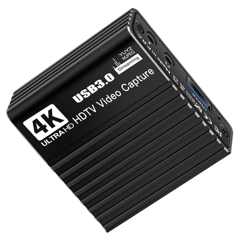 USB 3.0 Video Capture Card HDMI 4K Recording Box Live 1080P Video Recorder 60FPS