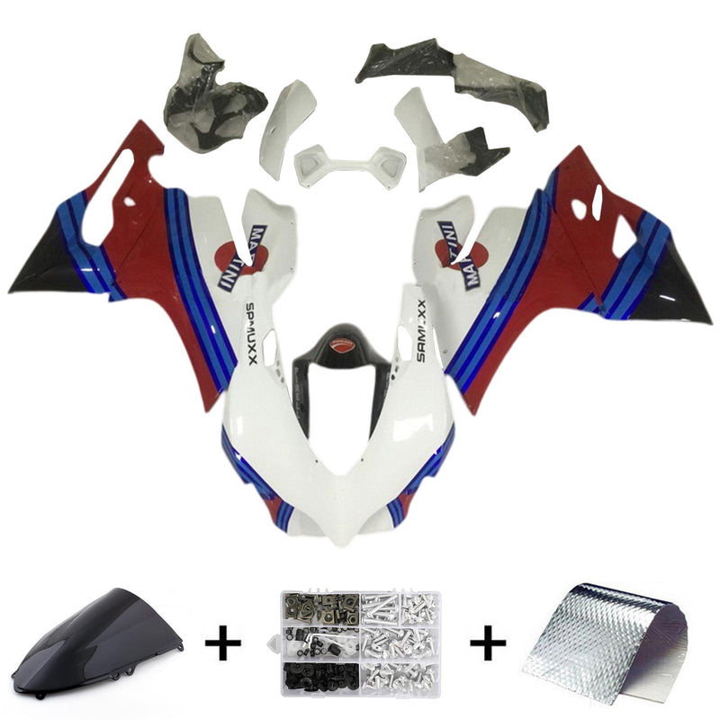 Amotopart Ducati 1199 899 2012-2015 Fairing Kit Bodywork Plastic ABS