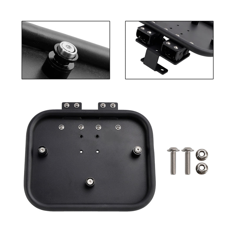 Luggage Rack Side Saddle Bag Mount Bracket Black For Honda Ct125 Huntercub 20-24