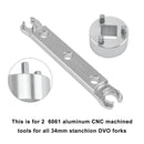 Lower Cap Removal Wrench. Tool for Rebuild of Saphire/Onyx/Diamond fork/DVO Fork