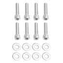 116PCS Allen Screw & washer kit For Sportster XL 883/1200 2004+ Engine Covers