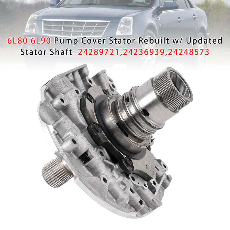 6L80 6L90 Pump Cover Stator Rebuilt w/ Updated Stator Shaft  24289721 24236939