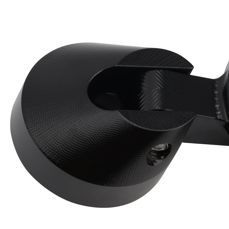 Pair Aluminum Mini Round Bar End Mirror For Vespa GT GTL GTS GTV 125 200 250 300