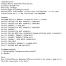 6PCS Intake Manifold Gasket 1167807480 Fit BMW E90-93 F10 F11 F07 X5 X6 N57