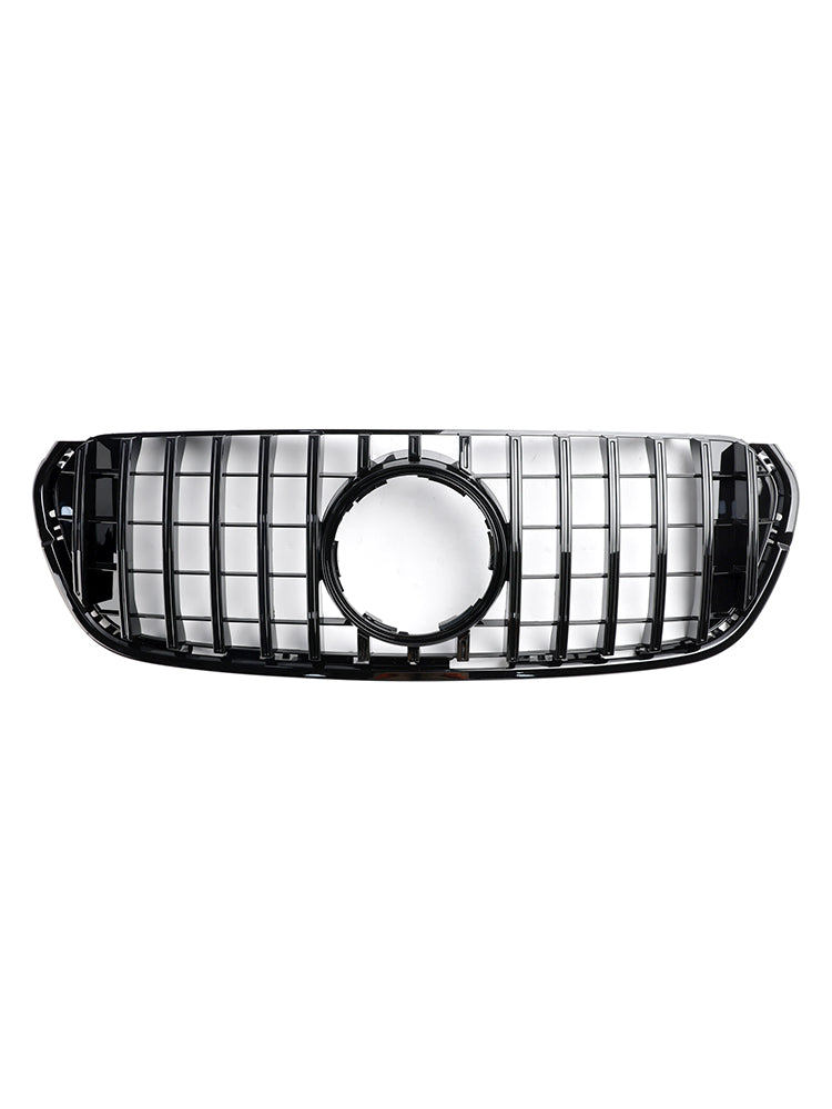 Black Front Bumper Grille Grill Fit Mercedes Benz X-Class X470 2017-2019