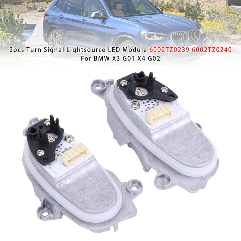 2pcs Turn Signal Lightsource LED Module 6002TZ0239 6002TZ0240 For BMW
