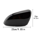 2pcs Gloss Black Door Wing Mirror Cover Caps Casing For VW Golf MK6 2009-2013