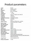 10.26" Portable Bluetooth Car MP5 Player Wireless Carplay AHD Recorder Camera