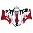 Red White ABS Fairing Bodywork Set For Yamaha YZF R6 YZF-R6 2006-2007