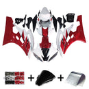 Red White ABS Fairing Bodywork Set For Yamaha YZF R6 YZF-R6 2006-2007