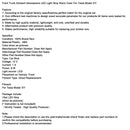 Front Trunk Ambient Atmosphere LED Light Strip Warm Color For Tesla Model 3/Y/S/X