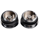 Chrome Billet Aluminum Pop Up Screw In Gas Cap Set For Touring Softail Dyna