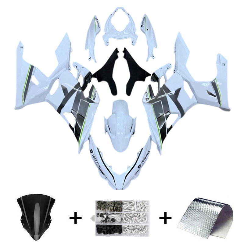 Amotopart Kawasaki EX400 Ninja400 2018-2023 Fairing Kit Bodywork Plastic ABS