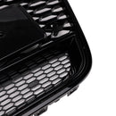 RS6 Style Front Mesh Honeycomb Grill Grille Fit Audi A6 S6 C7 2012-2015