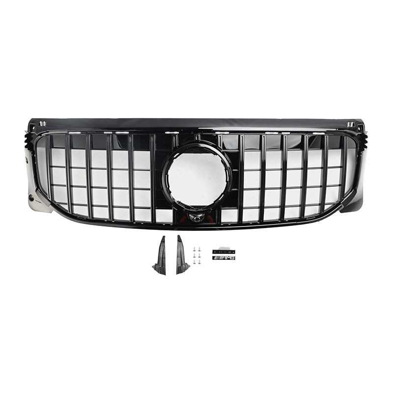 Gloss Black Front Bumper Grille Grill Fit Mercedes Benz GLB X247 2020-2023