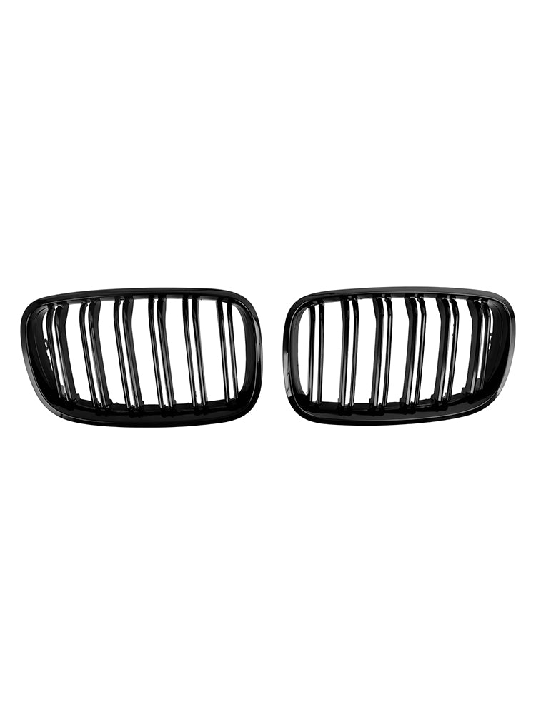 BMW X6 Hybrid E72 2008-2011 Front Bumper Kidney Grille Grill Gloss Black